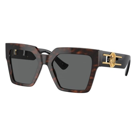 New VERSACE Havana Butterfly VE4458 5429/87 Sunglasses Women - Picture 1 of 6